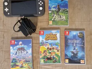 Nintendo switch lite (med spil)
