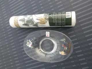 Holmegaard glas julelys holder