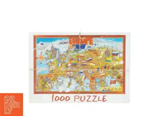 Puslespil Europa 1000 brikker fra Master Line (str. 68 x 44 cm)