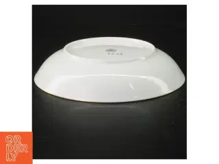 Porcelænsfad med dekoration (str. Ø. 20 cm)