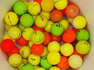 Farvede golfbolde 25 stk fine