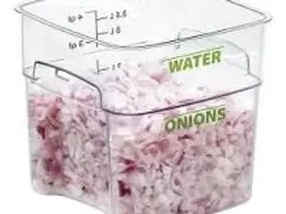 16 stk. Opbevaringsboks u/låg 3,8 ltr Cambro