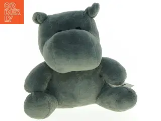 Blødt flodhest tøjdyr (str. 15 x 18 cm)