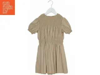 Beige "læder" Kjole fra Zara (str. 116 cm)