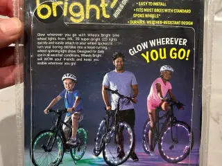 Ny/ubrugt  Lys til cykelhjul