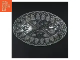 Glasfad med mønster (str. 29x18,5 cm)