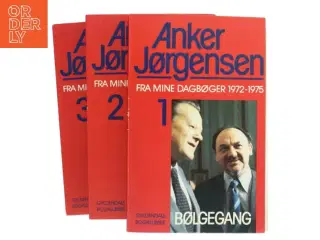 Fra Mine Dagbøger 1972-1975 af Anker Jørgensen (Bog)