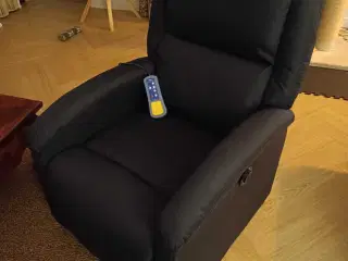 Elektrisk lænestol m. Massage. Som ny!