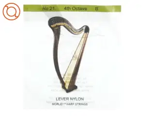 Harpe streng fra Morley (str. 13 x 14 cm)