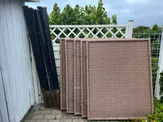 Plus hegn, polyrattan 