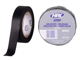 HPX isolerbånd sort 15mm x 10m