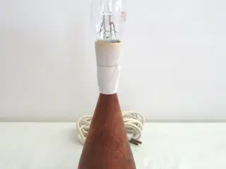 Bordlampe i teak, vintage