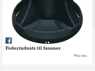 Foderindsatser 2 styk
