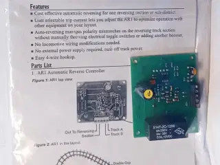 vendesløjfe Digitrax AR1 Auto Reversing Controller