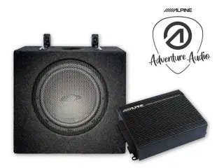 Alpine subwoofer & DSP system til eftermonteret radio