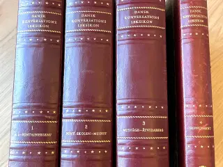 Dansk Konversations Leksikon Bind 1-4