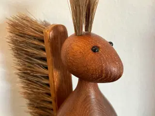 Vintage teak egern tøjbørste
