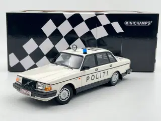 1986 Volvo 240 GL Dansk Politibil - 1:18