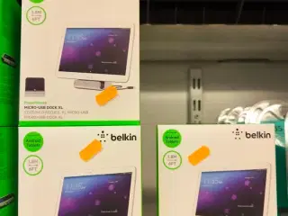 3 stk. BELKIN USB dock XL (ubrugt)