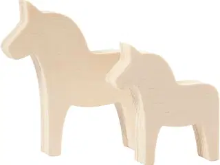 Hest, H: 8+10 cm, B: 7+9,5 cm, tykkelse 1,8 cm, 2stk./ 1 pk.