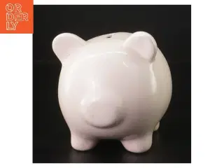 Lyserød sparegris (str. 15x12x11 cm)