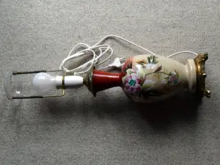 Stor Bordlampe, Porcelæn / Messing