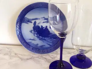 ROYAL COPENHAGEN JULEPLATTE fra 1969. 1.sortering