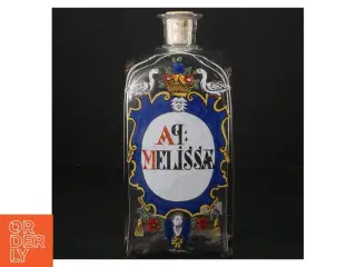 Apotekerflaske Dekoreret glasflaske (str. 22 cm)