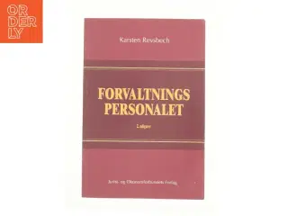 Forvaltnings personalet a Karsten Revsbech (Bog)