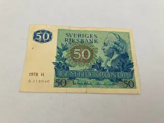50 Kronor 1978 H Sweden