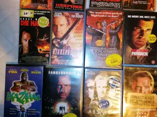 142 stk VHS hollywood og danske film
