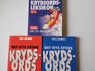 Det nye Store Krydsordsleksikon - 3 bøger