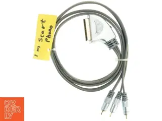 SCART til Phono-kabel (str. 1 m)