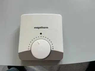 2 stk, Megatherm termostater