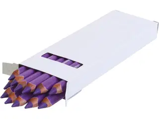 edu Kraftige Farveblyanter, tykkelse 10 mm, mine 6,25 mm, violet, 12stk./ 1 pk.