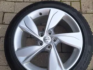 18" opel alu med vinterdæk 