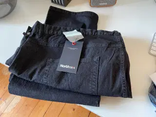 Flotte sorte jeans, nye i stor størrelse