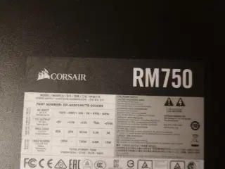 Strømforsyning, Corsair RM750