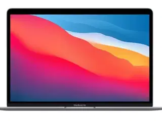 13" Apple MacBook Air (Sølv) - Apple M1 256GB SSD 16GB (2020) - Grade B