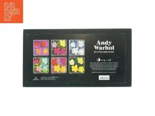 Wood Puzzle Set, Andy Warhol fra Galison (str. 28x15 cm)