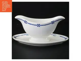 Porcelæn sovseskål med fad fra Villeroy & Boch (str. 22 x 14 cm)