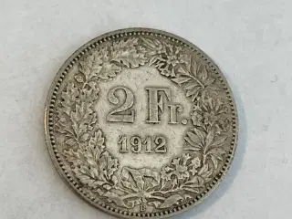 2 Francs Switzerland 1912