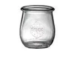 260 stk. Patentglas 22 cl u/låg Diam 60 mm Weck