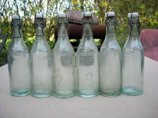 Sodavandsflasker med patentprop