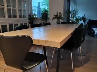 Super fedt spisebord med Hay ben, 94*260, byd