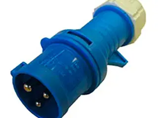 Cee stikprop 16/250v ip44. blå