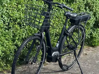 El-cykel dame - Winther Genesis E2 i sort