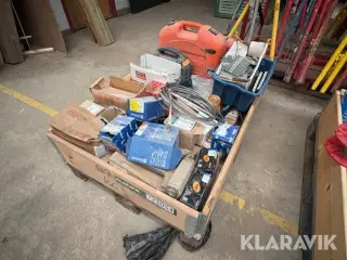 Blandet værktøj, redskaber og tilbehør 1 palle