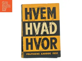 Hvem Hvad Hvor af <Bogernes forfattere< (Bog)
