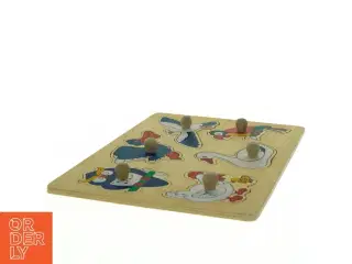 Træpuslespil med fuglemotiver (str. 30 x 21 cm)